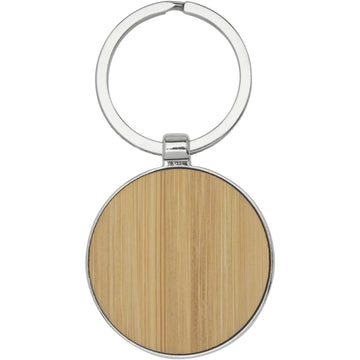 Nino bamboe ronde sleutelhanger