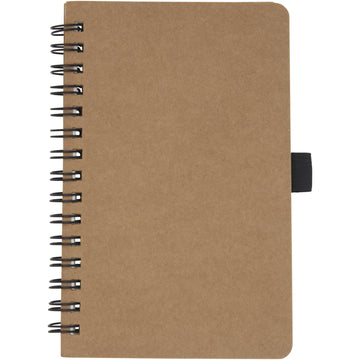 Cobble A6 wire-o gerecycled kartonnen notitieboek met steenpapier